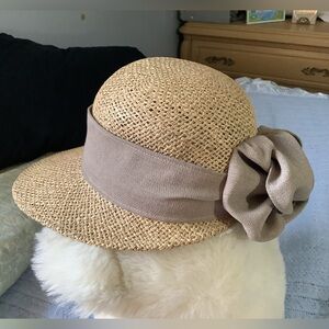Fiesta Phoenix Arizona Tan Straw Hat with Taupe Band